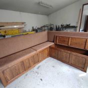 Colţar bucătărie din lemn