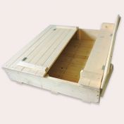 Ladă de nisip din lemn cu băncuţe