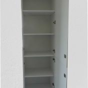 Dulap soldat cu rafturi