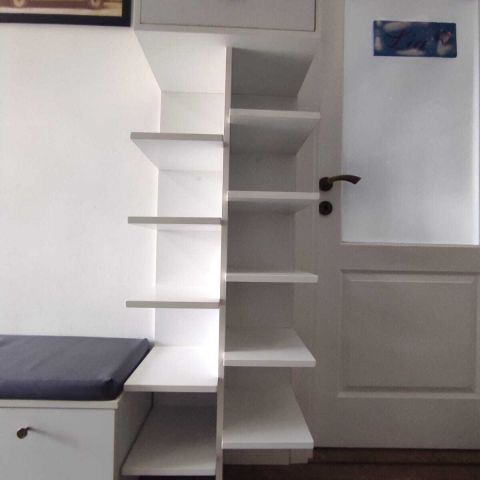 Pantofar dublu cu sertar